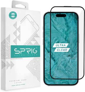 Sprig Edge To Edge Tempered Glass for Apple iPhone 15 Plus, iPhone 15 Plus, 15 Plus