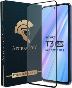 ArmourPro Edge To Edge Tempered Glass for Vivo T3 5G, Vivo T3, T3 5G