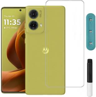 Kartuce Edge To Edge Tempered Glass for Motorola G85 5G, Motorola G85 5G UV Glass