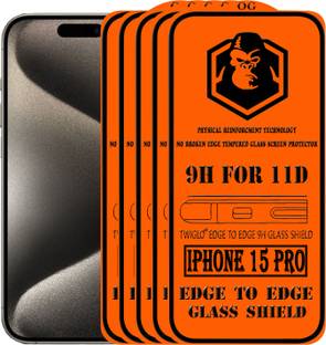 TWIGLO Edge To Edge Tempered Glass for IPHONE 15 PRO