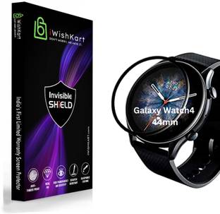 iWishKart Edge To Edge Tempered Glass for SAMSUNG Galaxy Watch 4 44 MM, Watch4 44mm, 3D curved glass ( smart watch NOT included ) - PMMA Material