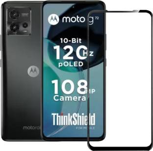 DSCASE Edge To Edge Tempered Glass for MOTOROLA g72, Moto G72