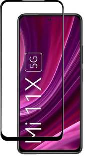 VAlight Edge To Edge Tempered Glass for Mi 11X, Mi 11X Pro 5G, Xiaomi Mi 11X, Xiaomi Mi 11X Pro, Premium Tempered glass with Self Installation Guide - Wet & Dry wipes