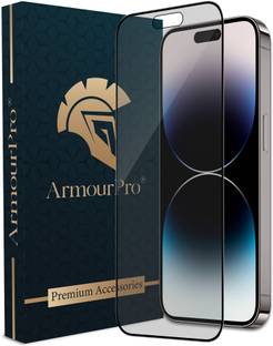 ArmourPro Edge To Edge Tempered Glass for Apple iPhone 14 Pro, iPhone 15 Plus, iPhone 16 Plus, Matte Protection