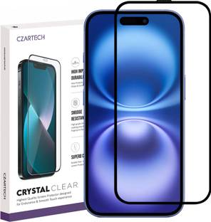 CZARTECH Tempered Glass Guard for Apple iPhone 16 Plus