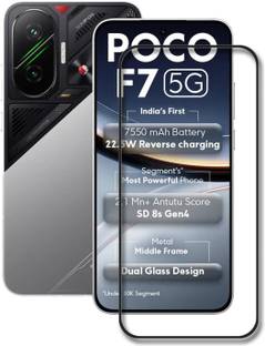 SNMART Edge To Edge Tempered Glass for Poco F7 5G, POCO F7 5G