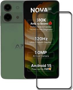 INFINITYWORLD Edge To Edge Tempered Glass for Ai+ Nova 5G