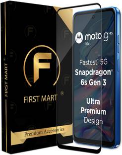 FIRST MART Edge To Edge Tempered Glass for MOTOROLA g45 5G