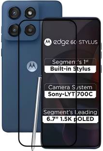 MobiWay Edge To Edge Tempered Glass for MOTOROLA Edge 60 Stylus:Moto Edge 60 Stylus temp7