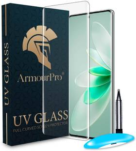 ArmourPro Edge To Edge Tempered Glass for Vivo V27 5G, Vivo V27, Vivo V27 Pro 5G, Vivo V27 Pro, UV Glue Screenguard