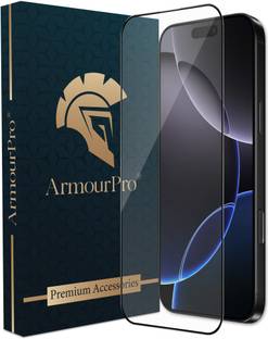 ArmourPro Edge To Edge Tempered Glass for iPhone 16, Apple iPhone 16, 16