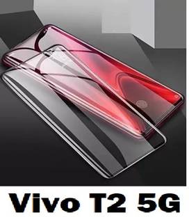 ASVALBUY Edge To Edge Tempered Glass for Vivo T2 5G, Vivo T2