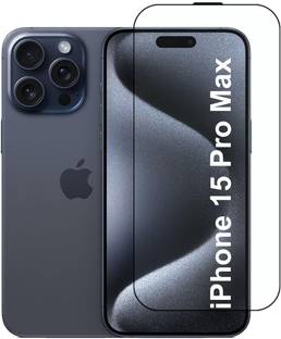 EITANSHA CREATION Edge To Edge Tempered Glass for iPhone 15 Pro Max