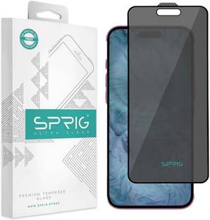 Sprig Edge To Edge Tempered Glass for Apple iPhone 16 Pro Max, Apple iPhone 16 Pro Max