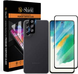 MS-Shield Edge To Edge Tempered Glass for Samsung Galaxy S21 FE 5G, With Camera Lens Protector