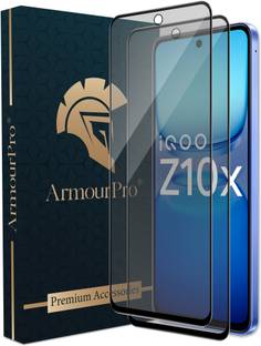 ArmourPro Edge To Edge Tempered Glass for IQOO Z10X 5G, IQOO Z10X, Realme Narzo 80X 5G, Narzo 80X, Vivo T4X 5G, Vivo T4X, Matte Finish Glass