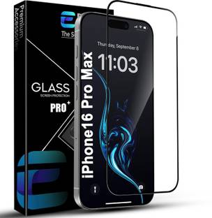 EITANSHA CREATION Edge To Edge Tempered Glass for iPhone 16 Pro Max, Apple iPhone 16 Pro Max