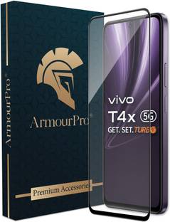 ArmourPro Edge To Edge Tempered Glass for Vivo T4x 5G, Vivo T4x