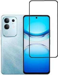 EITANSHA CREATION Edge To Edge Tempered Glass for iQOO Z10x 5G, iQOO Z10X, iQOO Z9x 5G, iQOO Z9x