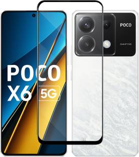 KWINE CASE Edge To Edge Tempered Glass for Poco X6 5G