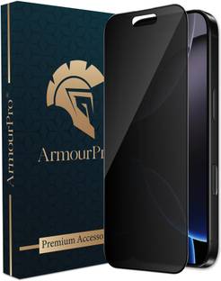ArmourPro Edge To Edge Tempered Glass for Apple iPhone 16 Pro, iPhone 17, Matte Privacy Protection