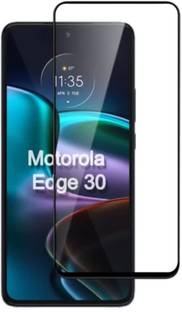 EITANSHA CREATION Edge To Edge Tempered Glass for Motorola Edge 30, Moto Edge 30