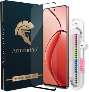 ArmourPro Edge To Edge Tempered Glass for Realme P1 5G, Realme P1, Realme Narzo 70 5G, Vivo T3 5G, OnePlus Nord CE 4 5G