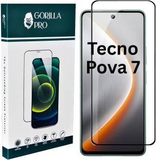 GORILLA PRO Edge To Edge Tempered Glass for Tecno Pova 7 5G