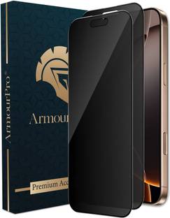 ArmourPro Edge To Edge Tempered Glass for Apple iPhone 16 Pro Max, iPhone 16 Pro, Matte Privacy Protection
