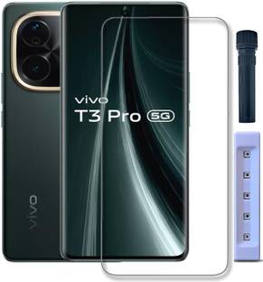 NKCASE Edge To Edge Tempered Glass for Vivo T3 Pro 5G, Vivo T3 Pro, (UV)