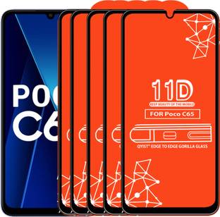 Qyist Edge To Edge Tempered Glass for Poco C65