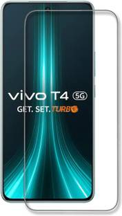 SNMART Edge To Edge Tempered Glass for Vivo T4 5G, vivo T4 5G, (UV)