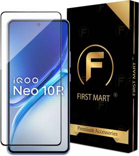 FIRST MART Edge To Edge Tempered Glass for iQOO Neo 10R 5G, iQOO Neo 10R, Neo 10R 5G