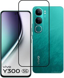 VISHRN CASES Edge To Edge Tempered Glass for Vivo Y300 5G