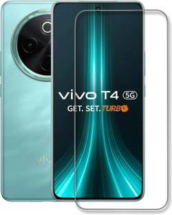 INFINITYWORLD Edge To Edge Tempered Glass for Vivo T4 5G, vivo T4 5G, (UV)