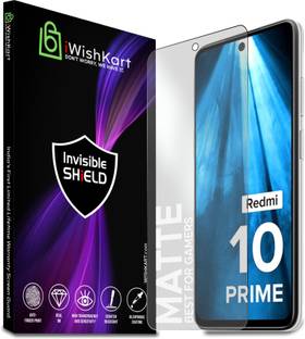 iWishKart Edge To Edge Tempered Glass for Redmi 10 Prime 2022, Redmi 10 Prime 2022 5G 0.3mm Matte / Mat