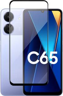 KWINE CASE Edge To Edge Tempered Glass for Poco C65