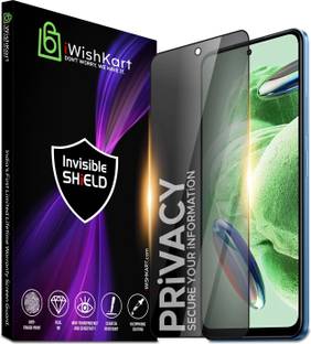 iWishKart Edge To Edge Tempered Glass for Poco X6 Neo 5G, Poco X6 Neo, Premium Privacy Military grade Edge to Edge Premium gorilla glass with Self Installation Guide - Wet & Dry wipes, Dust Absorber [With Warranty], X6Neo