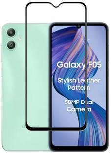 VIGHNAD Edge To Edge Tempered Glass for SAMSUNG M05, samsung m05