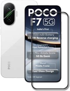 NKCASE Edge To Edge Tempered Glass for Poco F7 5G, POCO F7 5G