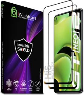 iWishKart Edge To Edge Tempered Glass for realme GT Neo 2 5G, gt neo2, gtneo2, Premium Military grade Edge to Edge Premium gorilla temper black glass screenguard with Self Installation Guide - Wet & Dry wipes, Dust Absorber [With Warranty] mobile ka gilas cover