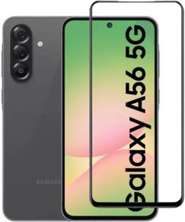 mobinix Edge To Edge Tempered Glass for Samsung A56 5G, 2.5D Curved Edge Premium Tempered Glass for Ultimate Protection