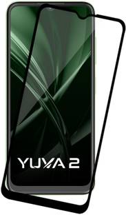 HUPSHY Edge To Edge Tempered Glass for LAVA Yuva 2