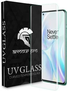 ArmourPro Edge To Edge Tempered Glass for OnePlus 8, Oneplus 8, 1+ 8 (UV Glass)