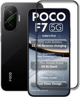 SNMART Edge To Edge Tempered Glass for Poco F7 5G, POCO F7 5G
