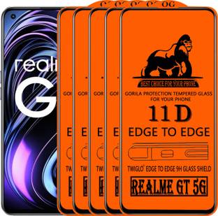 TWIGLO Edge To Edge Tempered Glass for REALME GT 5G