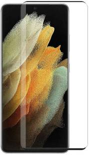 OneLike Edge To Edge Tempered Glass for Samsung Galaxy S21 Ultra, | Primium Quality Curved UV Glass