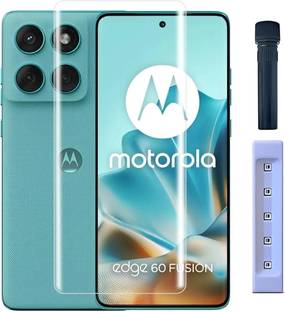 Gorilaa OG Edge To Edge Tempered Glass for Motorola Moto Edge 60 Fusion 5G, Curved UV Liquide Glue Screen Guard Protector with Easy Installation Kit