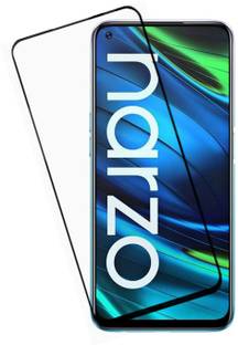 EITANSHA CREATION Edge To Edge Tempered Glass for realme Narzo 20 Pro, Realme Narzo 20 Pro