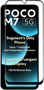 SNMART Edge To Edge Tempered Glass for Poco M7 5G
